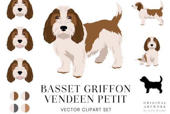Charming Basset Griffon Vendeen Graphics for Blogs