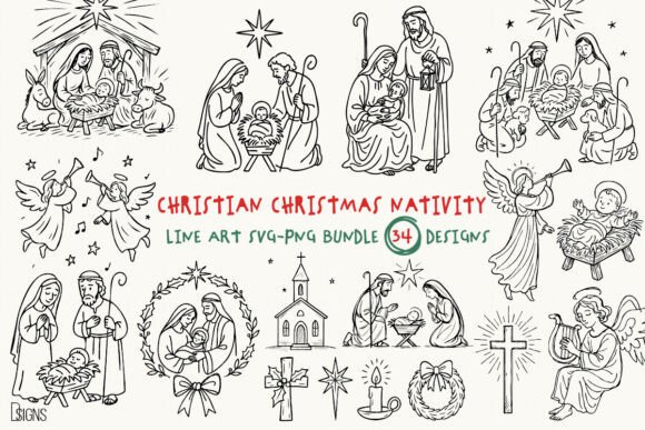 Christian Christmas Nativity SVG Bundle: A Designer's Review