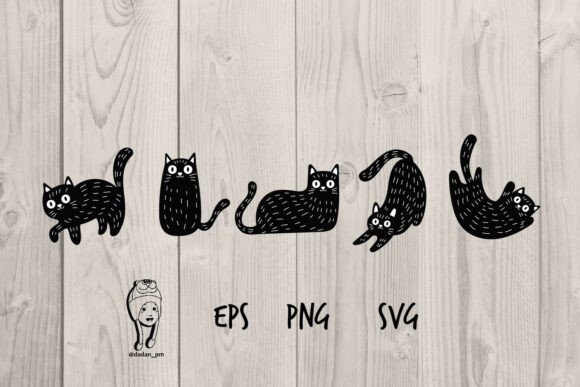 Collection of Hand-drawn Black Cat: A Stitcher’s Review