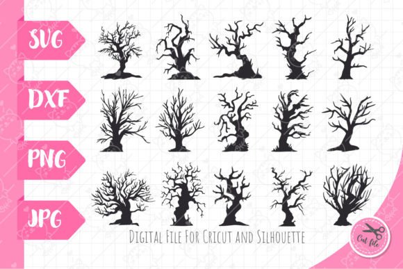 Ghost Tree SVG: A Spooky Graphics Addition for Halloween Projects