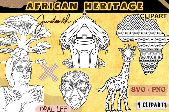 Review: African Heritage Cliparts for Local Branding