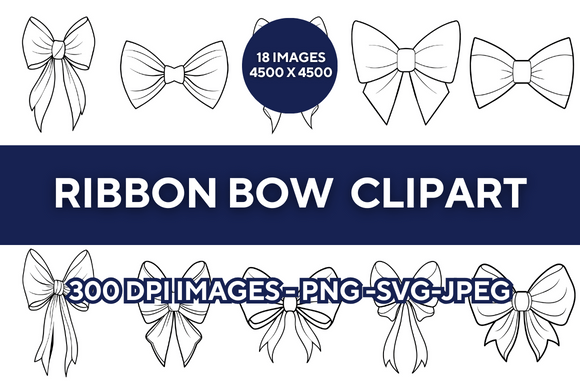 Review: Ribbon Bow Outline SVG Bundle for Graphics & Illustrations
