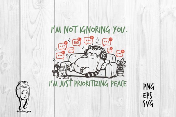 Sarcastic Lazy Cat Graphics: Illustrations Review