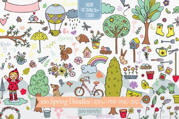 Spring Season Color Doodle Garden Flower Review