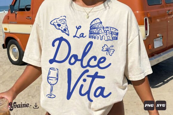 Summer Doodle La Dolce Vita SVG PNG Graphics Review