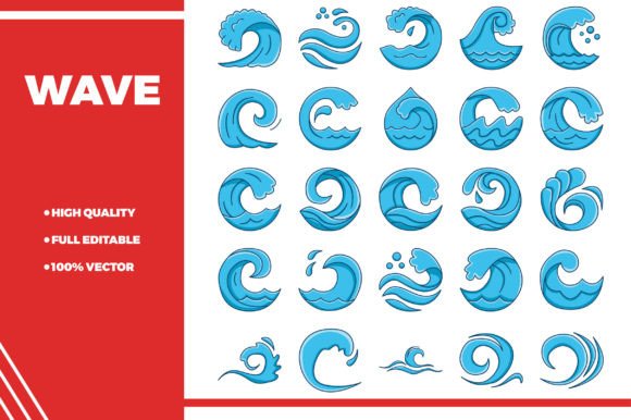 Wave: A Fresh, Clean Graphic for Your Illustrations