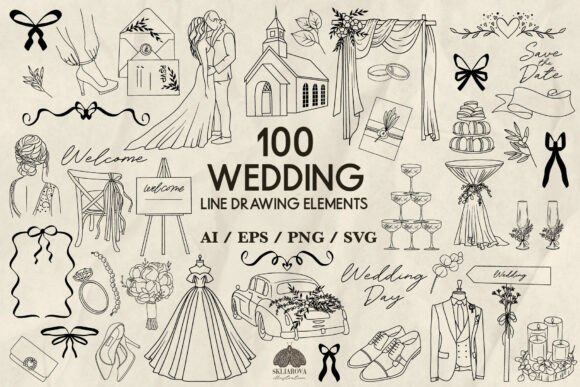 Wedding SVG Bundle: Graphics & Illustrations Review